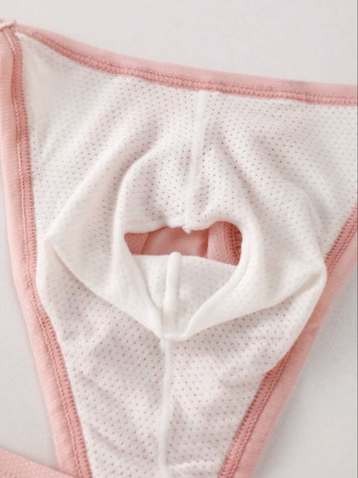 FANDY Men's Sexy Mesh Adjustable Thong Underwear